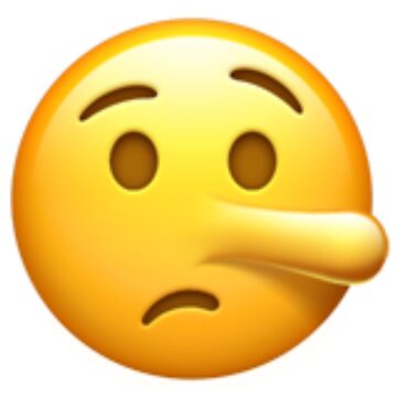 Lying Face Emoji - Emoji - Sticker