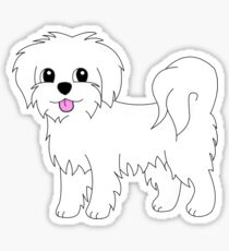 Lily the Maltese Sticker