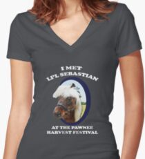 Li'l Sebastian T-Shirt Women's Fitted V-Neck T-Shirt