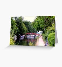 The Little Red Bridge Greeting Card
