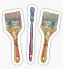 Artist Brushes Sticker