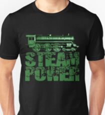 Steam Power Vintage Steam Loco Unisex T-Shirt