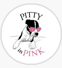 Pitty in Pink Sticker