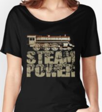 Steam Power Vintage Steam Engine Women's Relaxed Fit T-Shirt