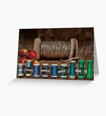 Apple Yarn Scale Thread Greeting Card