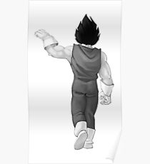 Póster Vegeta, mejor amigo (Para comprar en combo con "Goku, mejor amigo")