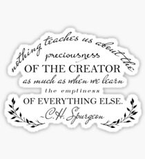The Emptiness of Everything Else Sticker