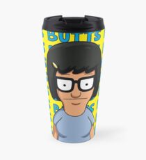 Tina Belcher Butts Yellow Travel Mug