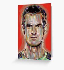 Andy Murray - Olympiasieger Grußkarte