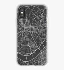 Seoul Map, South Korea - Gray iPhone Case