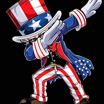 Sticker Redbubble Fourth Uncle Sam for | July T-Shirt\