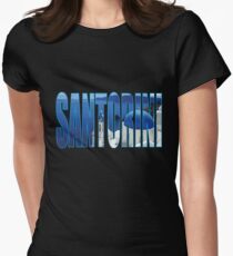 Santorini Women's Fitted T-Shirt