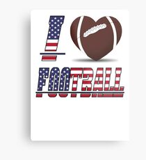 I love football Metal Print