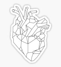 Geometric Heart Sticker