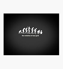 Geek evolution Photographic Print