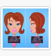 Double Mugshot Sticker