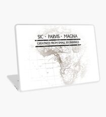 Uncharted - SIC PARVIS MAGNA Laptop Skin
