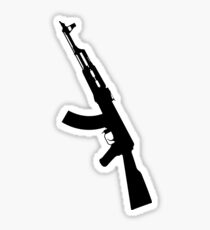 AK47 - Silhouette Sticker
