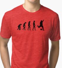 Evolved to play Soccer Tri-blend T-Shirt