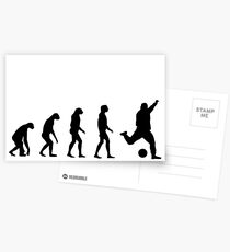 Evolved to play Soccer Postcards