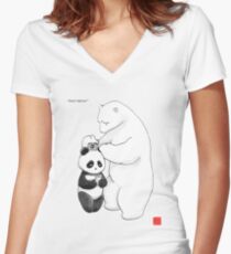 Pandapod Shirt mit V-Ausschnitt