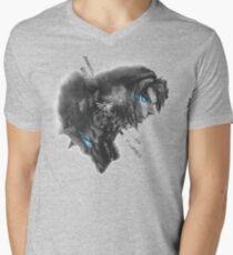 Contrast Men's V-Neck T-Shirt