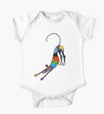 Kaleidoskop-Bowdown Baby Body Kurzarm