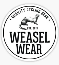 Pegatina Weasel Wear Cycling