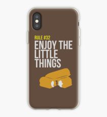 Zombie Survival Guide - Rule #32 - Enjoy the Little Things iPhone Case