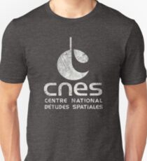 CNES France - White Edition Unisex T-Shirt