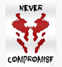 Niemals Rorschach Watchmen kompromittieren Poster