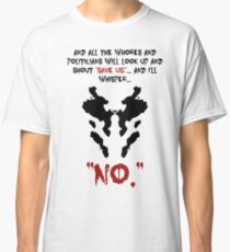 Zitieren Rorschach Watchmen Classic T-Shirt