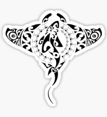 Tribal Manta Ray - Shark Sticker