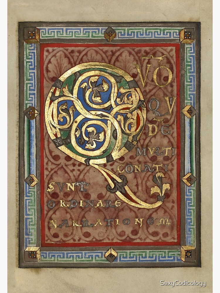 Decorated Incipit Page - Opening of Luke's Gospel (1120 - 1140 AD) by SexyCodicology