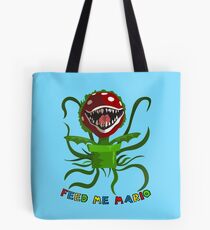 Feed Me Mario Tote Bag