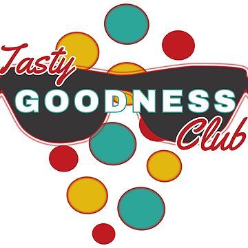 Artwork thumbnail, Tasty Goodness Club - | Colorful dot accessories | Fun | Expressive  by futureimaging