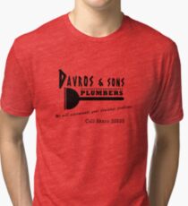 Davros and sons, plumbers... Tri-blend T-Shirt
