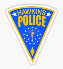 Hawkins Police Stickers | Redbubble