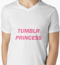 TUMBLR PRINCESS Men's V-Neck T-Shirt