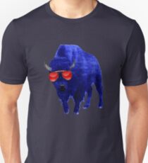 716 Bison: Rote Rahmen Slim Fit T-Shirt
