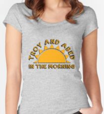Community - Troy and Abed in the morning Women's Fitted Scoop T-Shirt