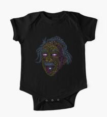 Acid Scientist tongue out psychedelic art poster One Piece - Short Sleeve