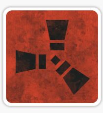 rust video game logo decal