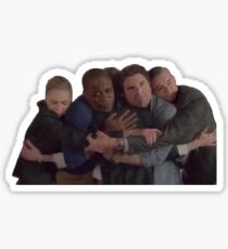 Psych Group Hug Sticker