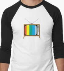 Retro TV Men's Baseball ¾ T-Shirt