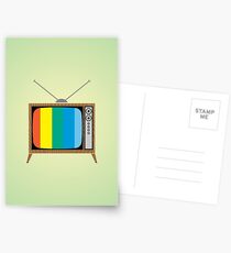Retro TV Postcards