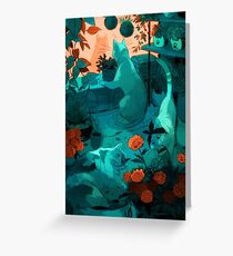 Small flower shop Greeting Card
