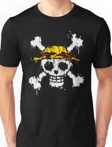 strawhat skull grunge T-Shirt