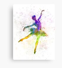 woman ballerina ballet dancer dancing Canvas Print