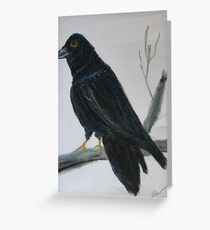 Crow Greeting Card